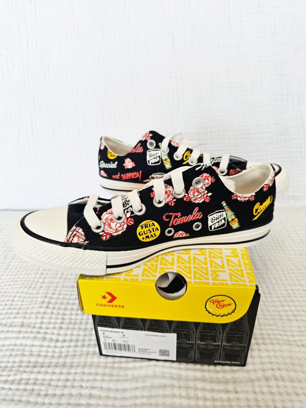 😍NWT😍 Converse x Topo Chico Chuck Taylor All Stars, Womens Size 8/Men's 6 - Picture 10 of 16